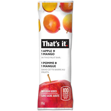 1 Apple + 1 Mango Fruit Bar