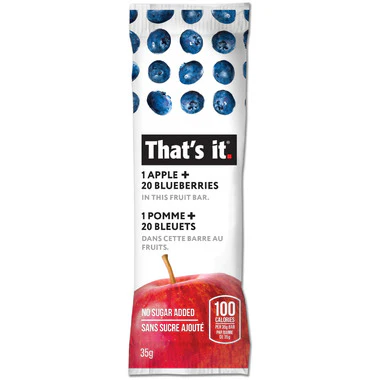 1 Apple + 20 Blueberries Fruit Bar