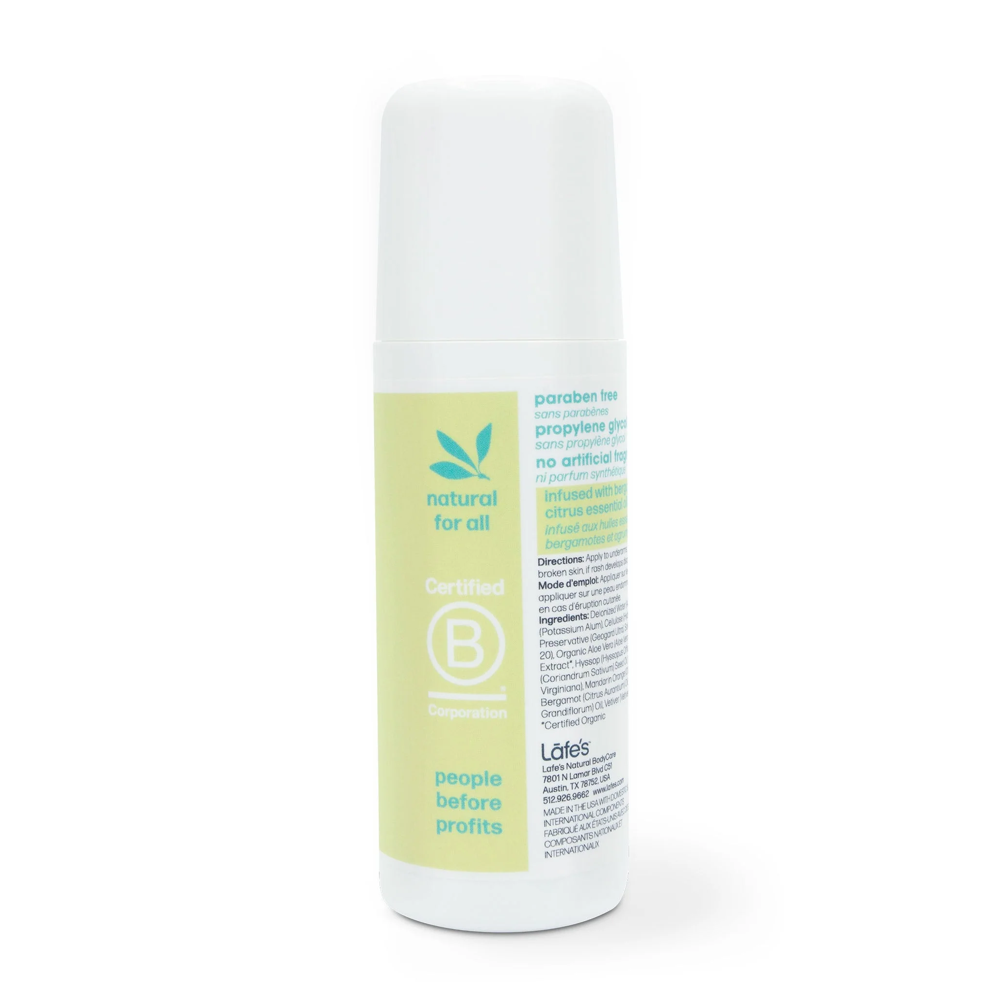 Citrus + Bergamot Roll On Deodorant - Image 3