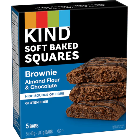 Almond Flour & Chocolate Brownie Soft Baked Square