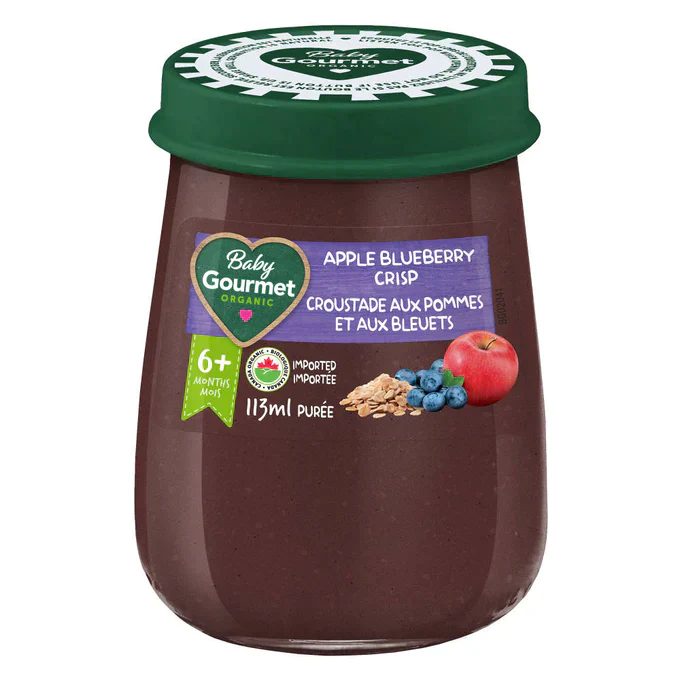 Apple Blueberry Crisp Puree
