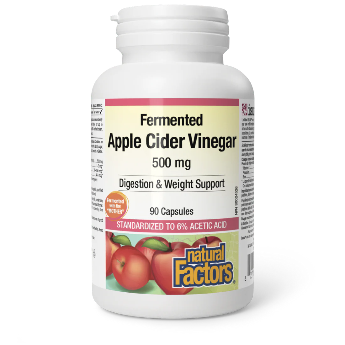 Fermented Apple Cider Vinegar - 500mg