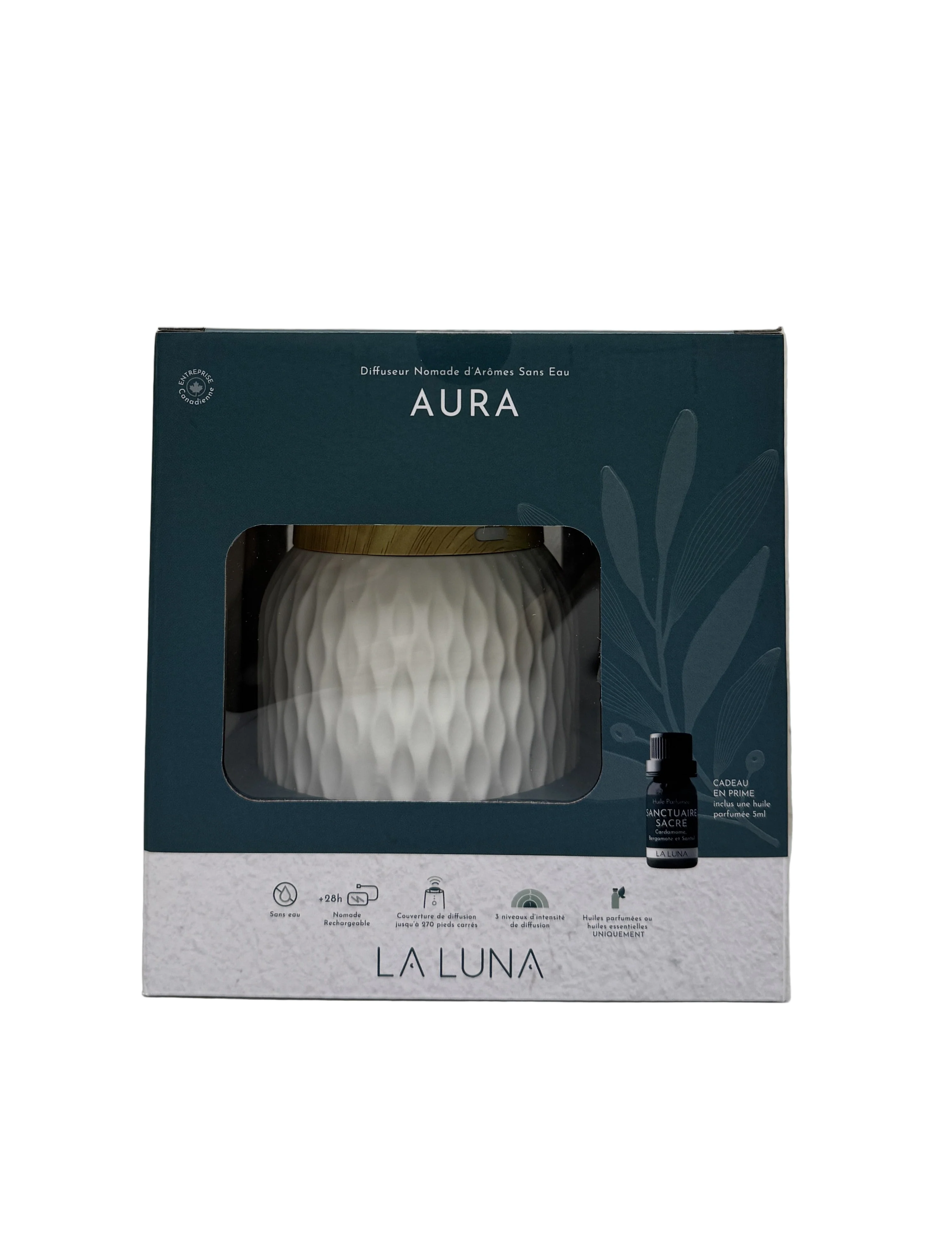 Aura Waterless Portable Aroma Diffuser