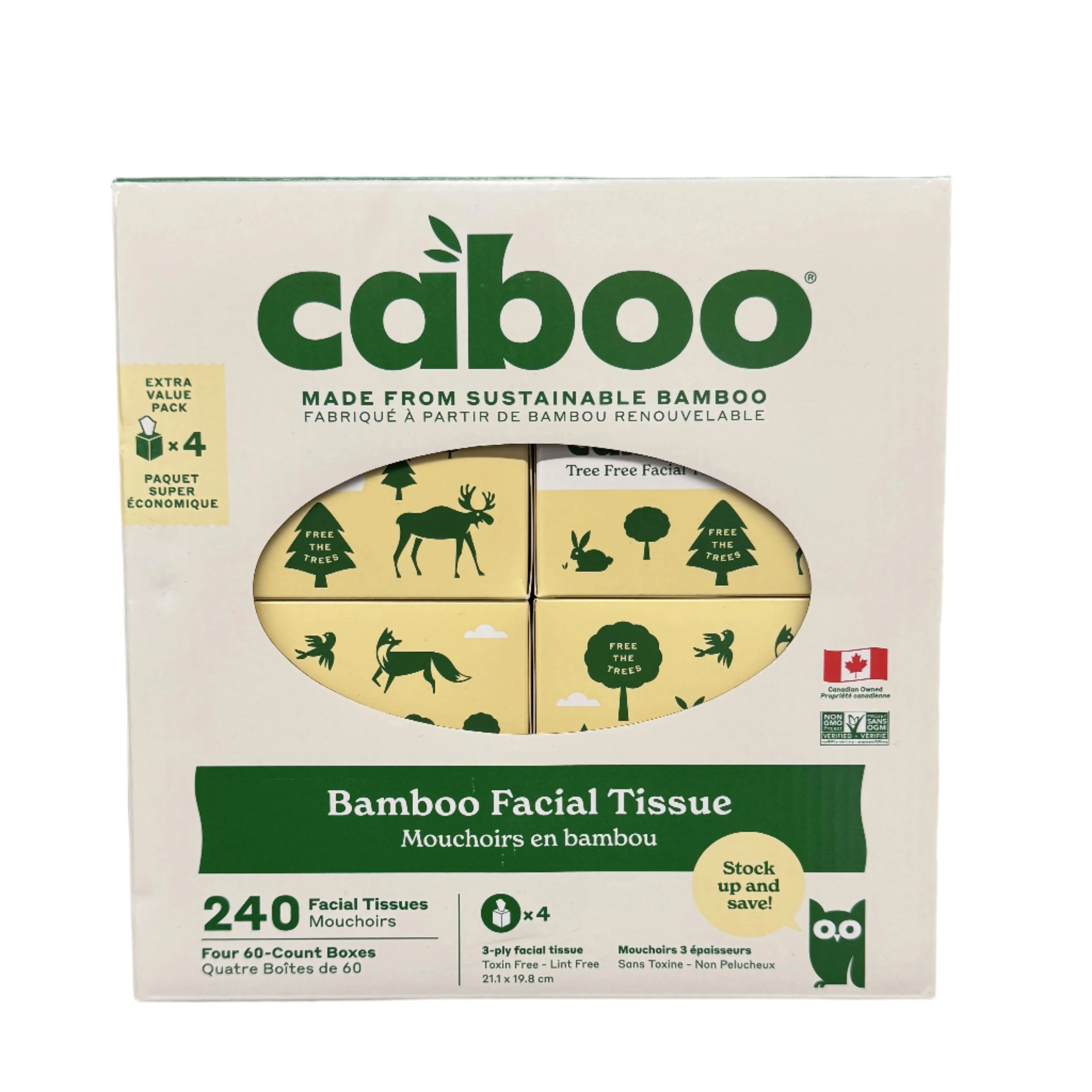 Bamboo Facial Tissues