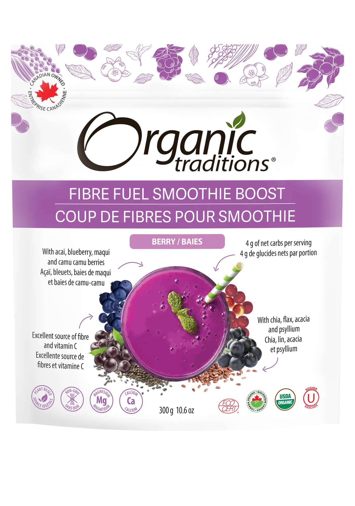 Berry Fibre Fuel Smoothie Boost