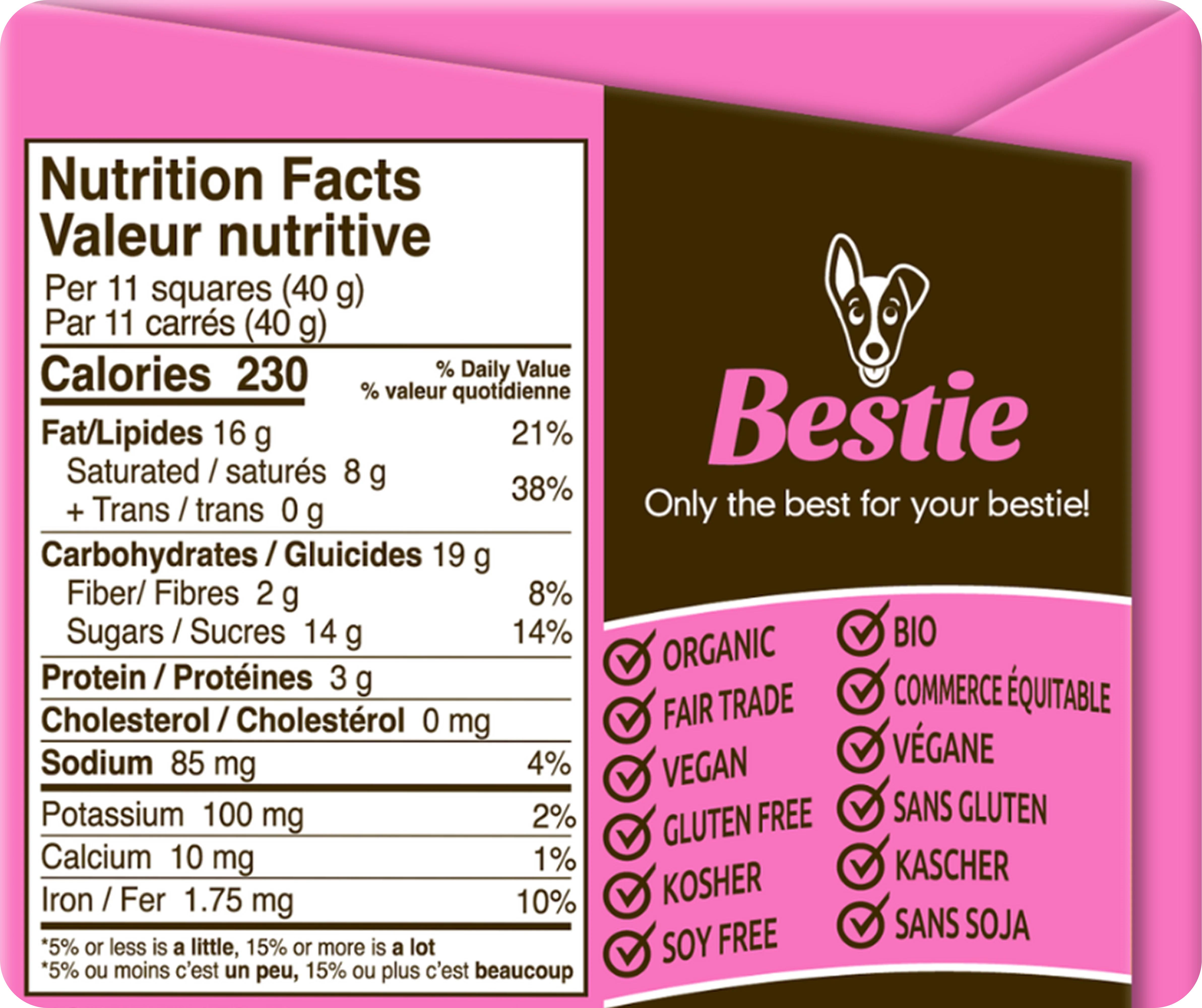 Bestie - Almond Toffee Crunch Oat Milk Chocolate - Image 2