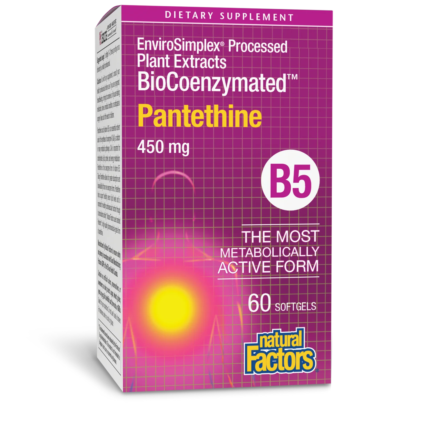 Biocoenzymated Pantethine