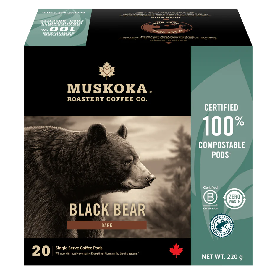 Black Bear Compostable Coffee Pods