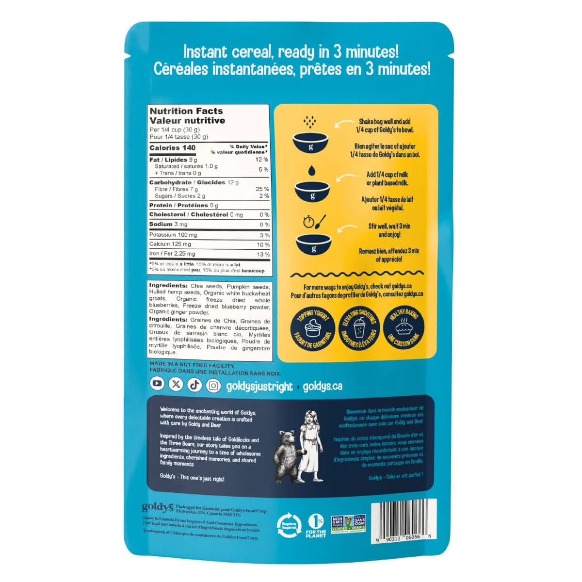 Blueberry Ginger Superseed Cereal - Image 2