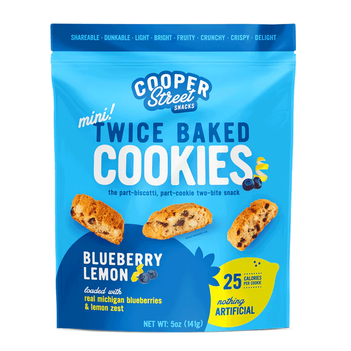 Blueberry Lemon Twice Baked Cookies
