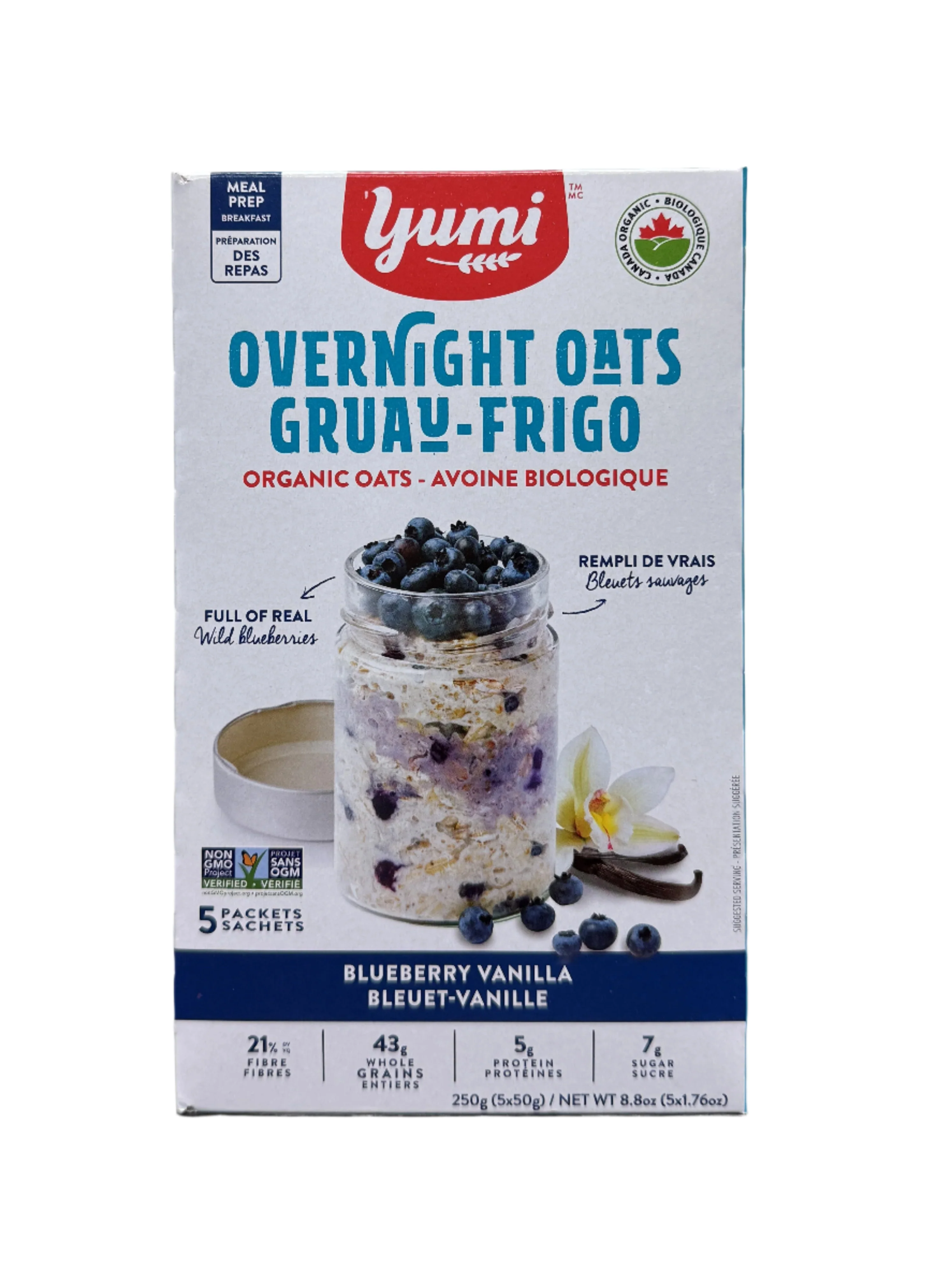Blueberry Vanilla Overnight Oats