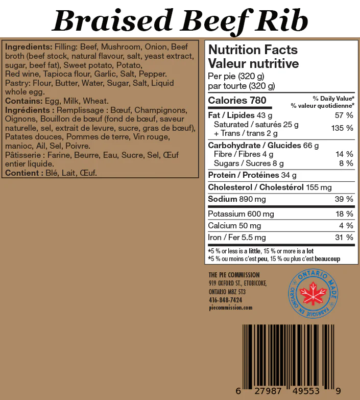 Braised Beef Rib Pie - Image 2