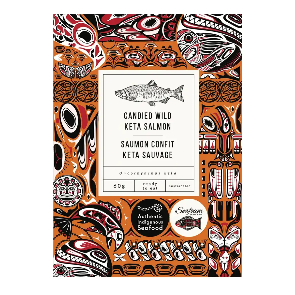 Candied Wild Keta Salmon Jerky