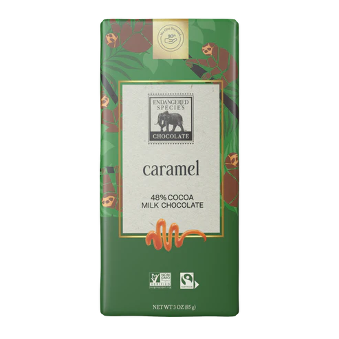 Caramel 48% Cocoa Milk Chocolate Bar
