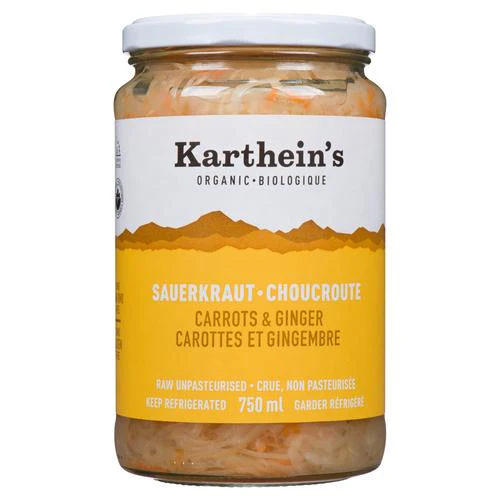 Carrot Ginger Sauerkraut