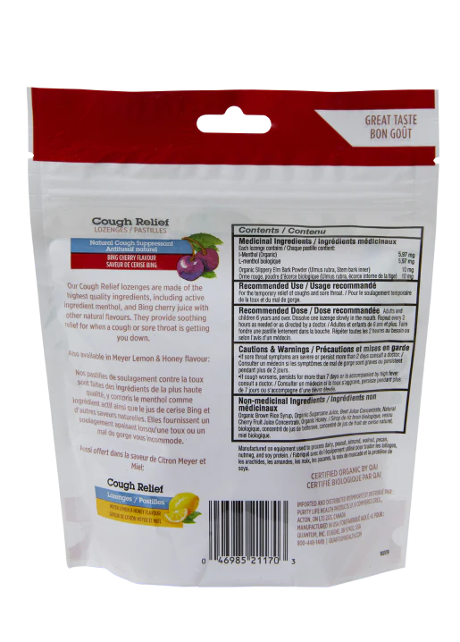 Cherry Cough Relief Lozenges - Image 2