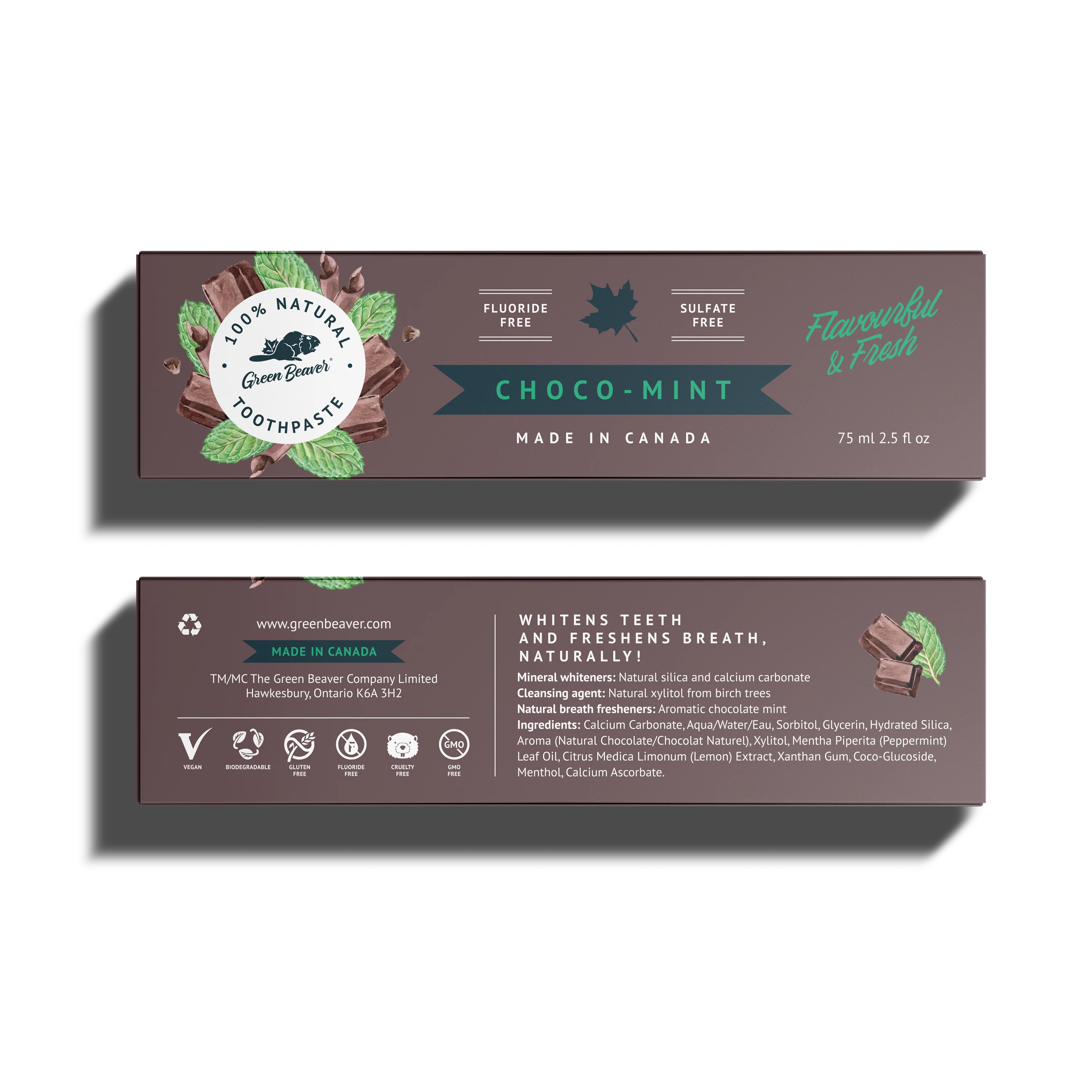 Choco-Mint Natural Toothpaste - Image 2