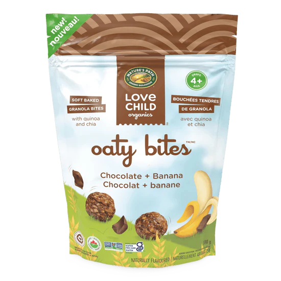 Chocolate + Banana Oaty Bites