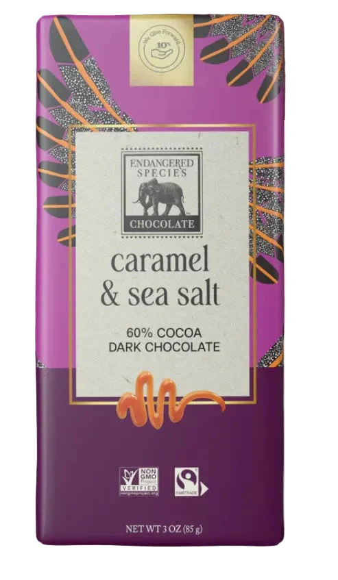 Dark Chocolate With Caramel & Sea Salt Bar