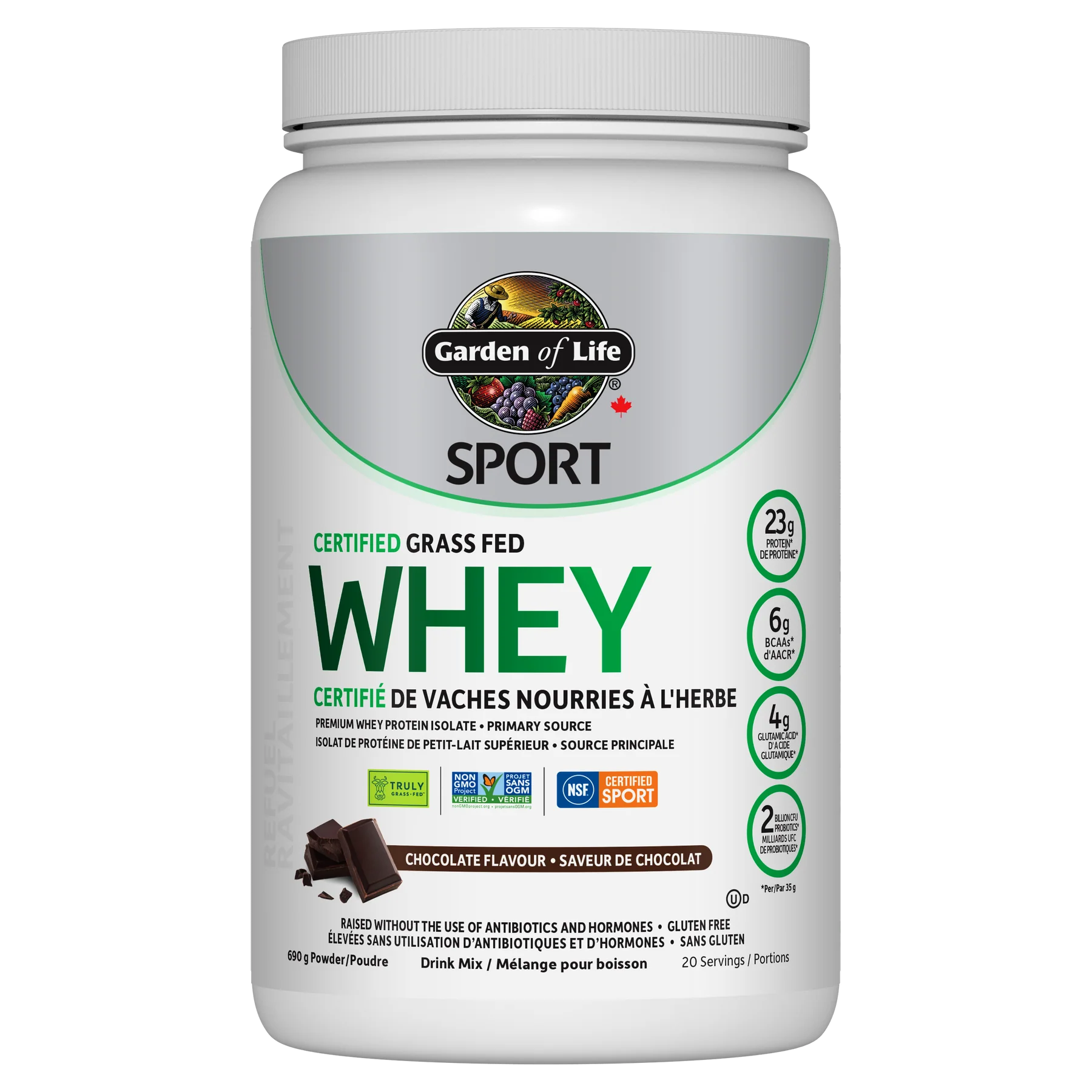 Chocolate Grass Fed Whey Protein