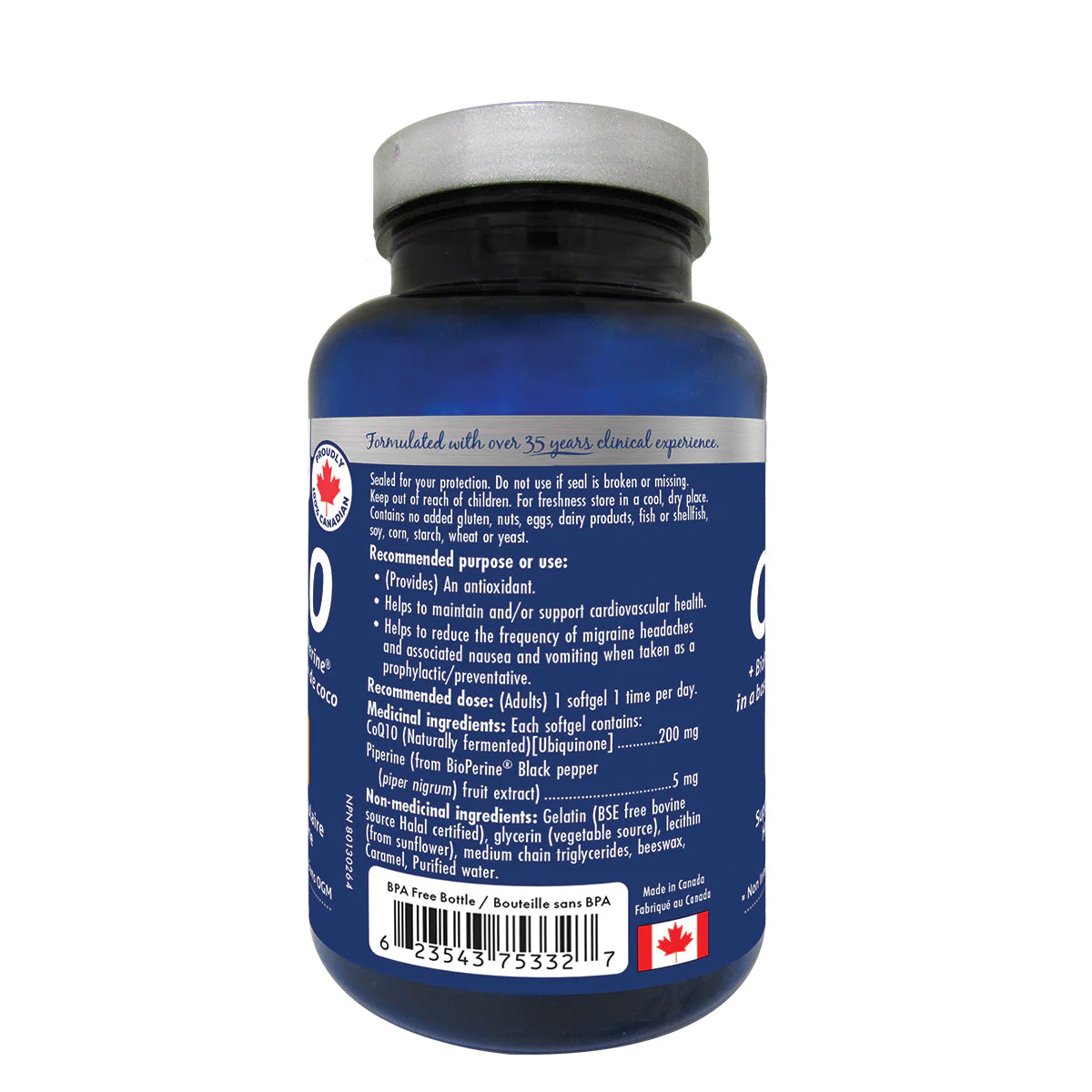 CoQ10 - 200mg + Bioperine - Image 2