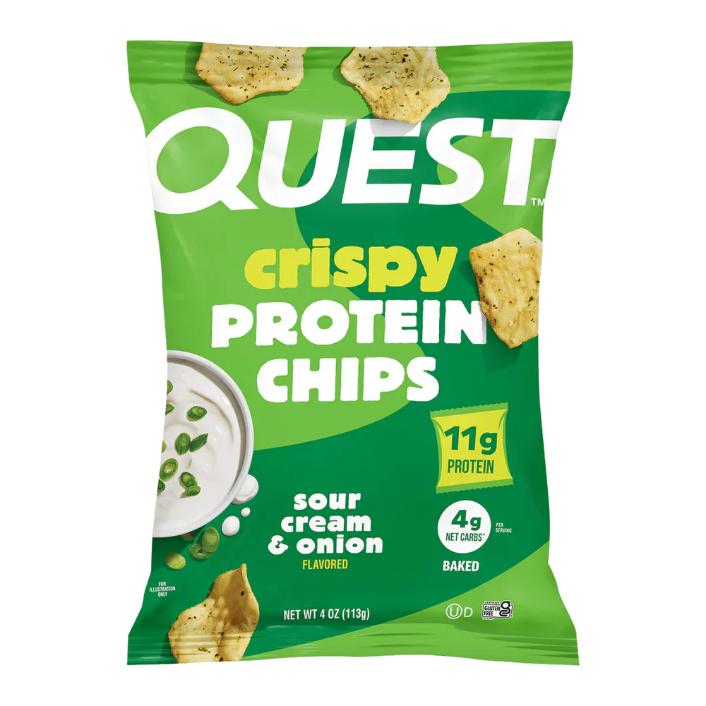 Crispy Sour Cream & Onion Protein Chips