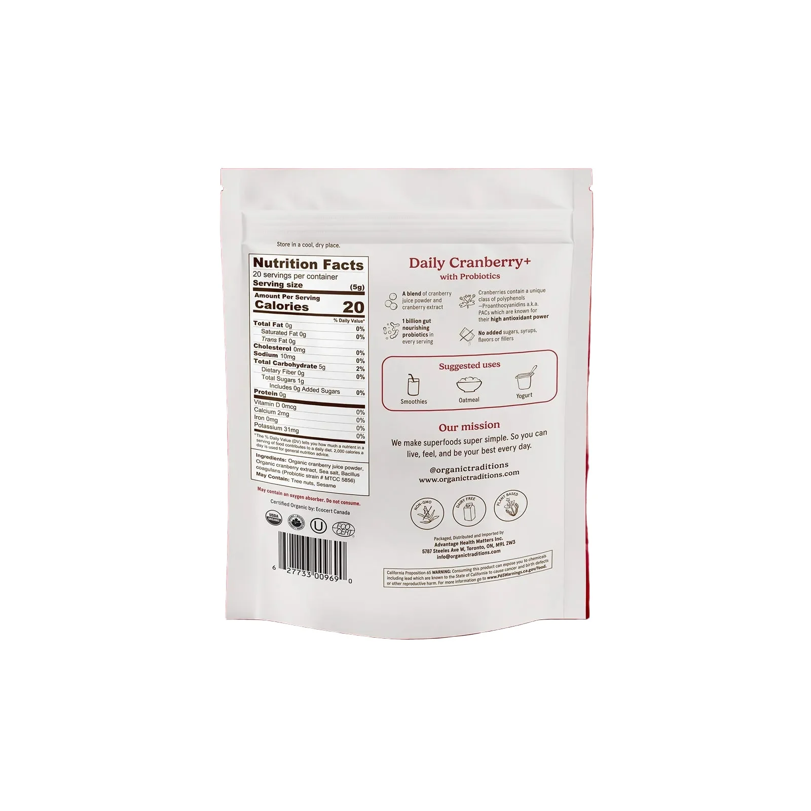 Daily Cranberry With Probiotics - Image 2