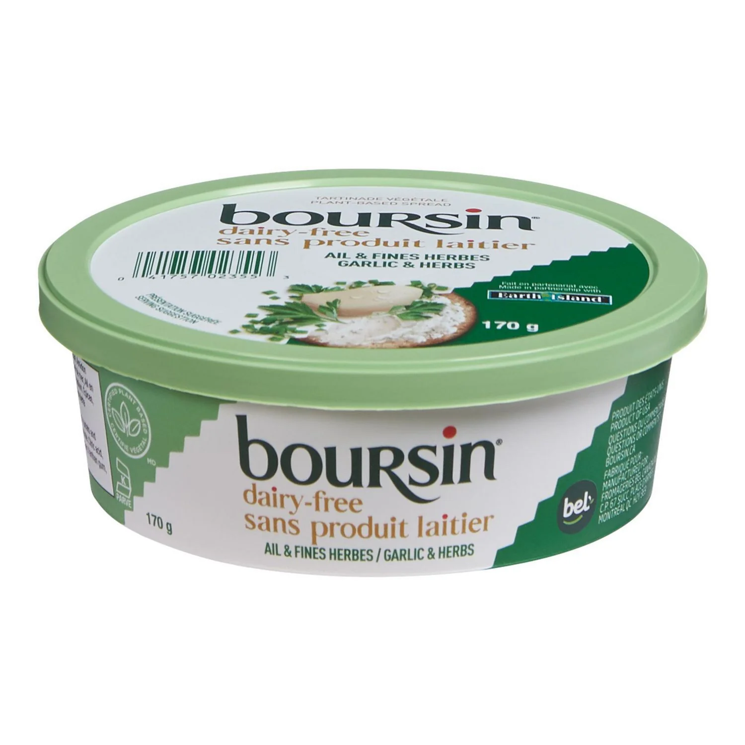 Dairy Free Garlic & Herb Spread