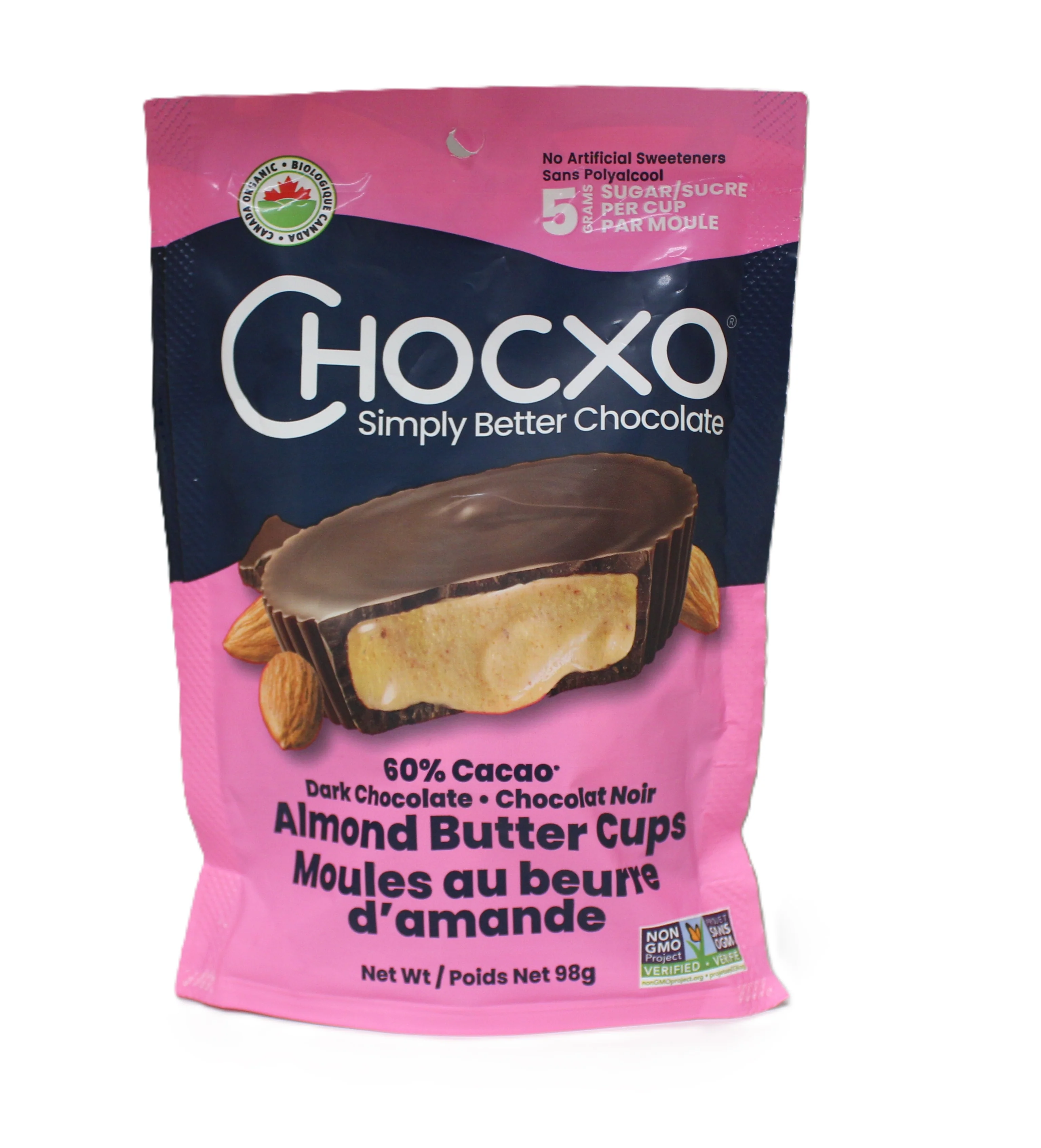 Dark Choc Almond Butter Cups