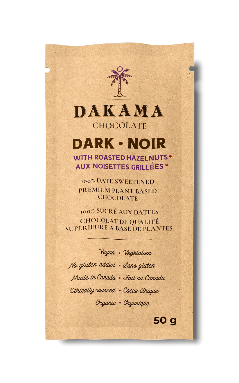 Dark Chocolate Bar with Roasted Hazelnuts