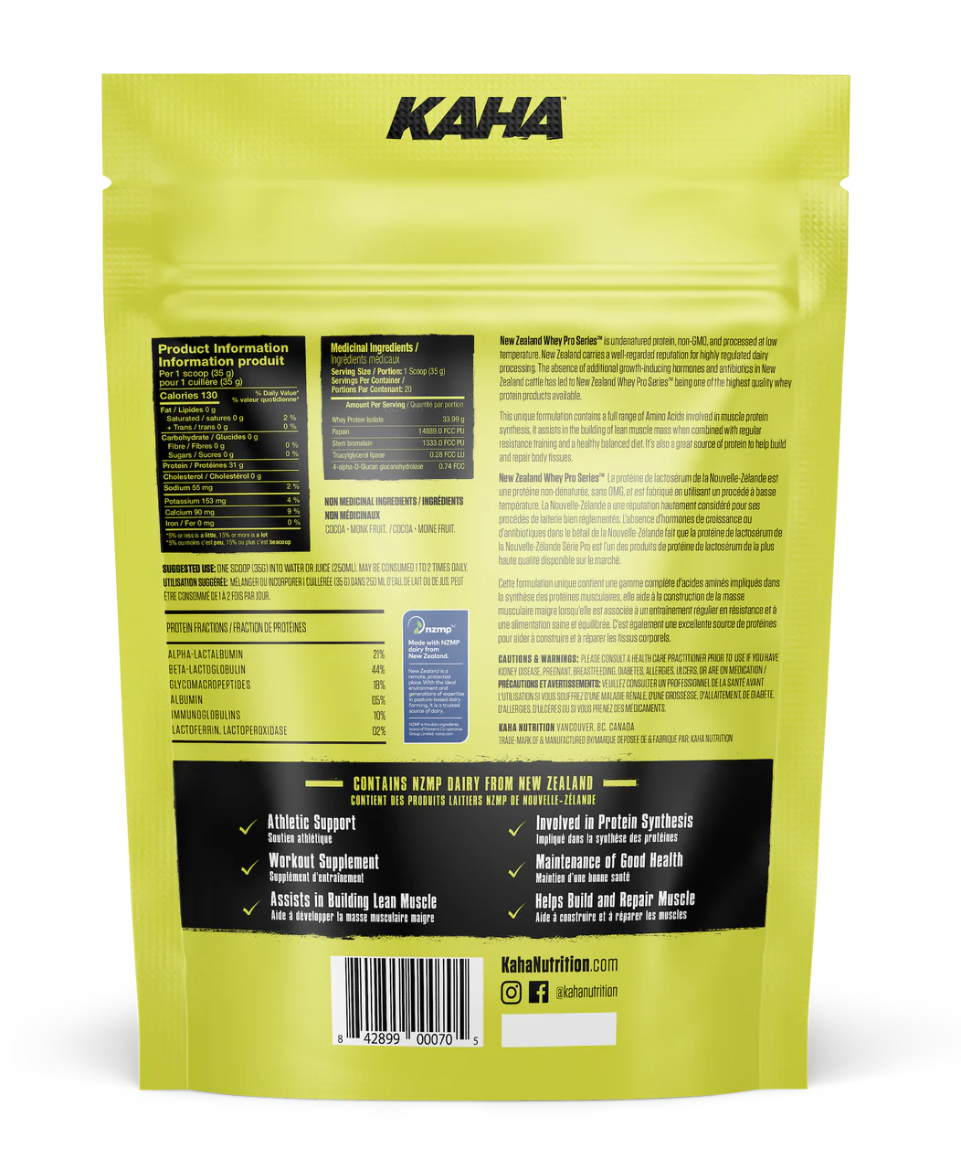 Dark Chocolate New Zealand Whey Isolate - Image 2