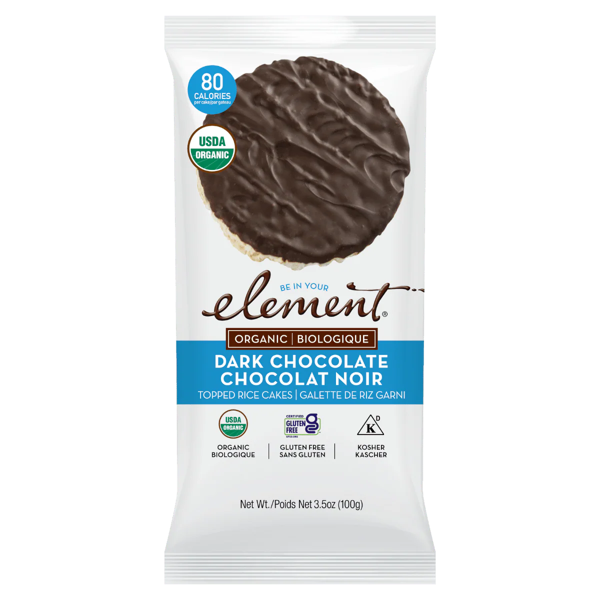 Organic Dark Chocolate Rice Cakes