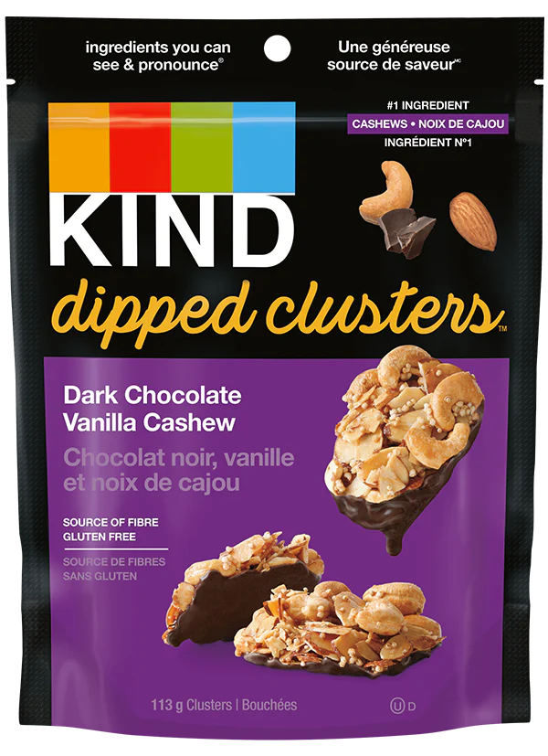 Dark Chocolate Vanilla Cashew Clusters
