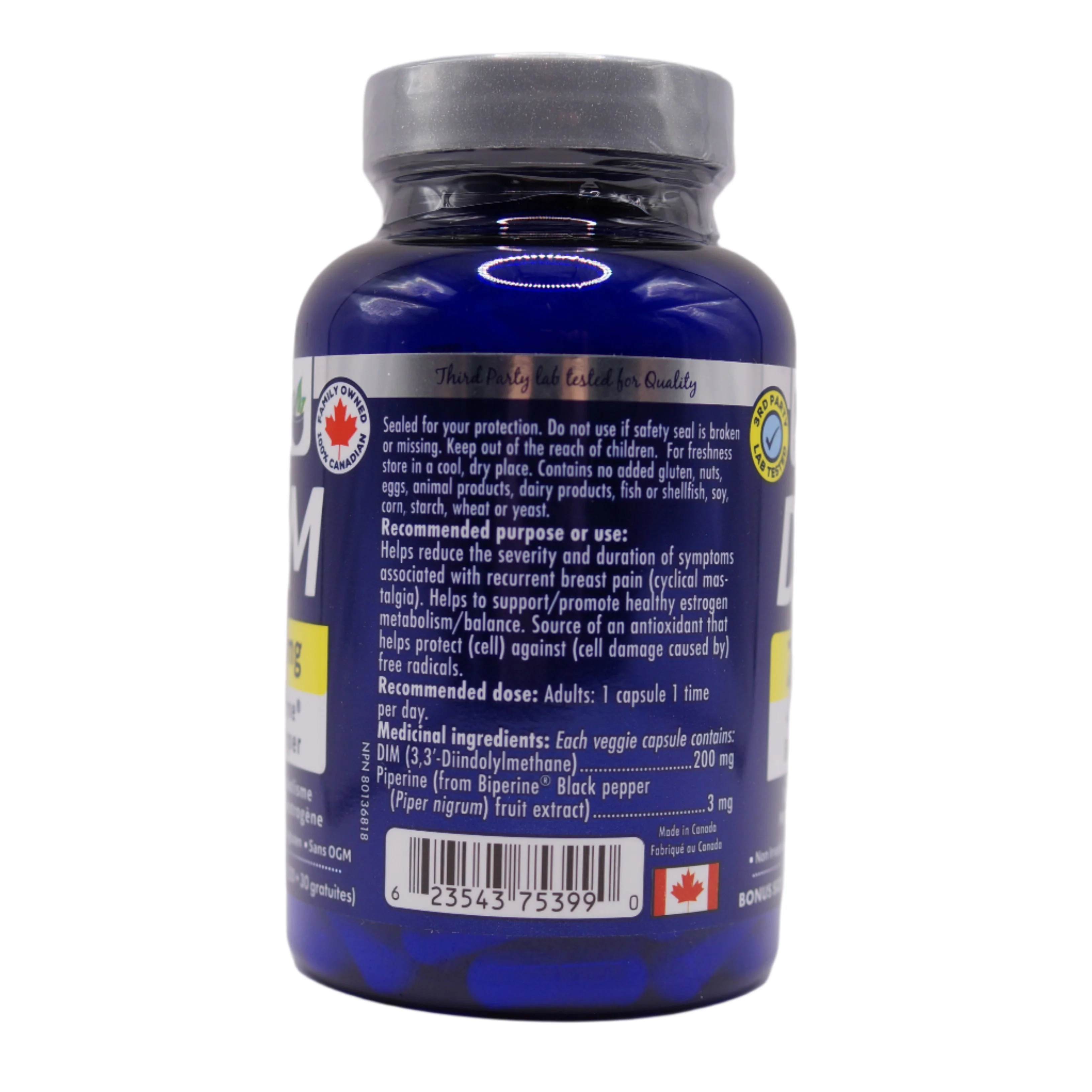 DIM - 200mg + Bioperine Black Pepper - Image 3
