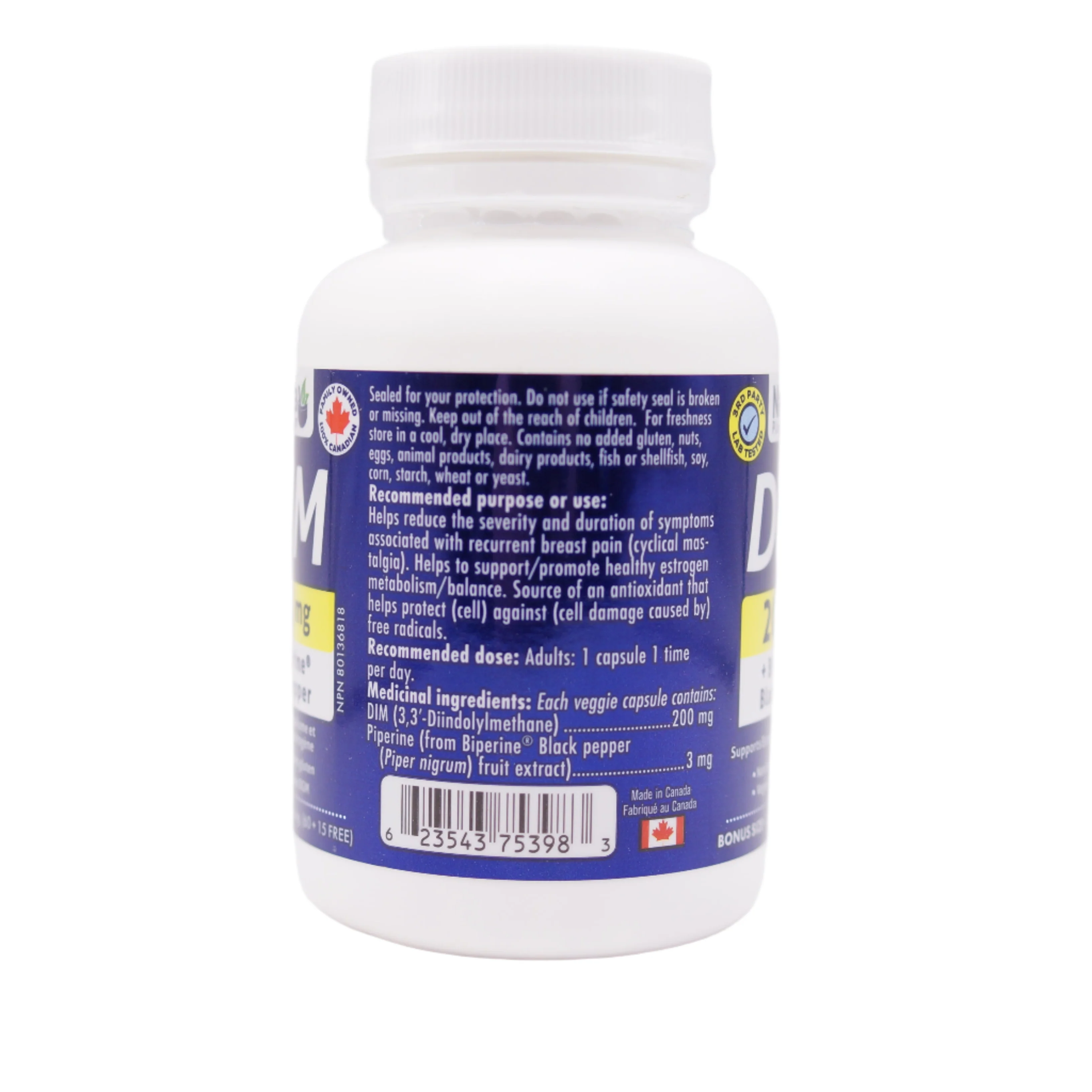 DIM - 200mg + Bioperine Black Pepper - Image 2