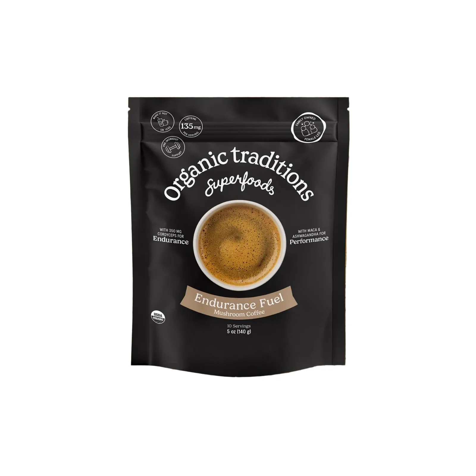 Endurance Fuel Instant Mushroom Coffee