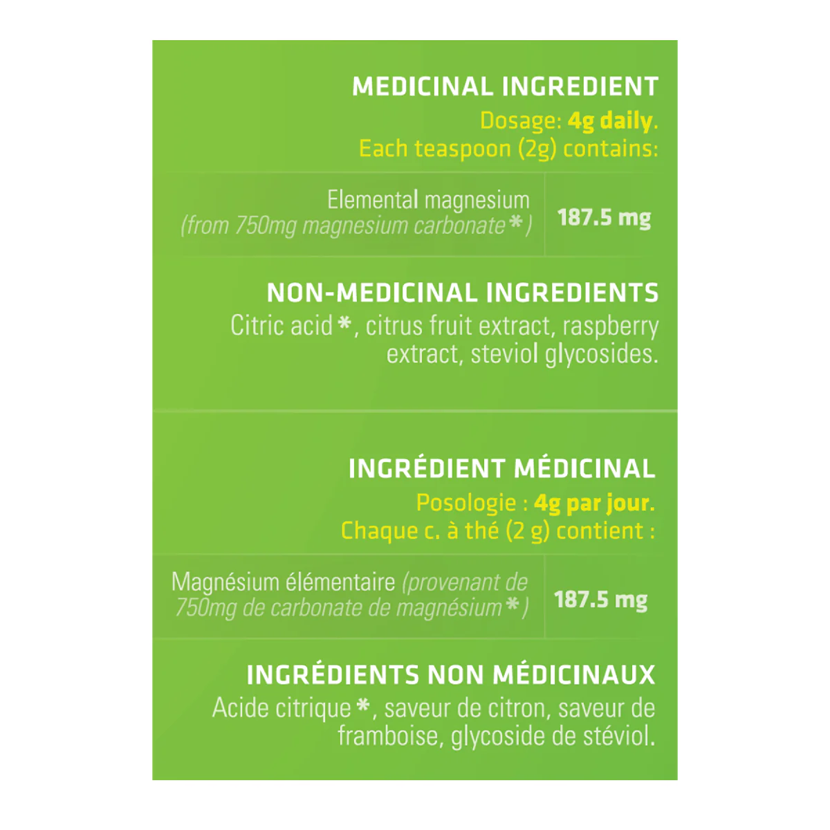 Exotic Raspberry Lemon Mag365 Magnesium Powder - Image 2