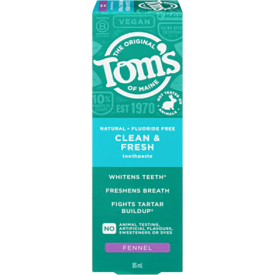 Fluoride Free Fennel Toothpaste