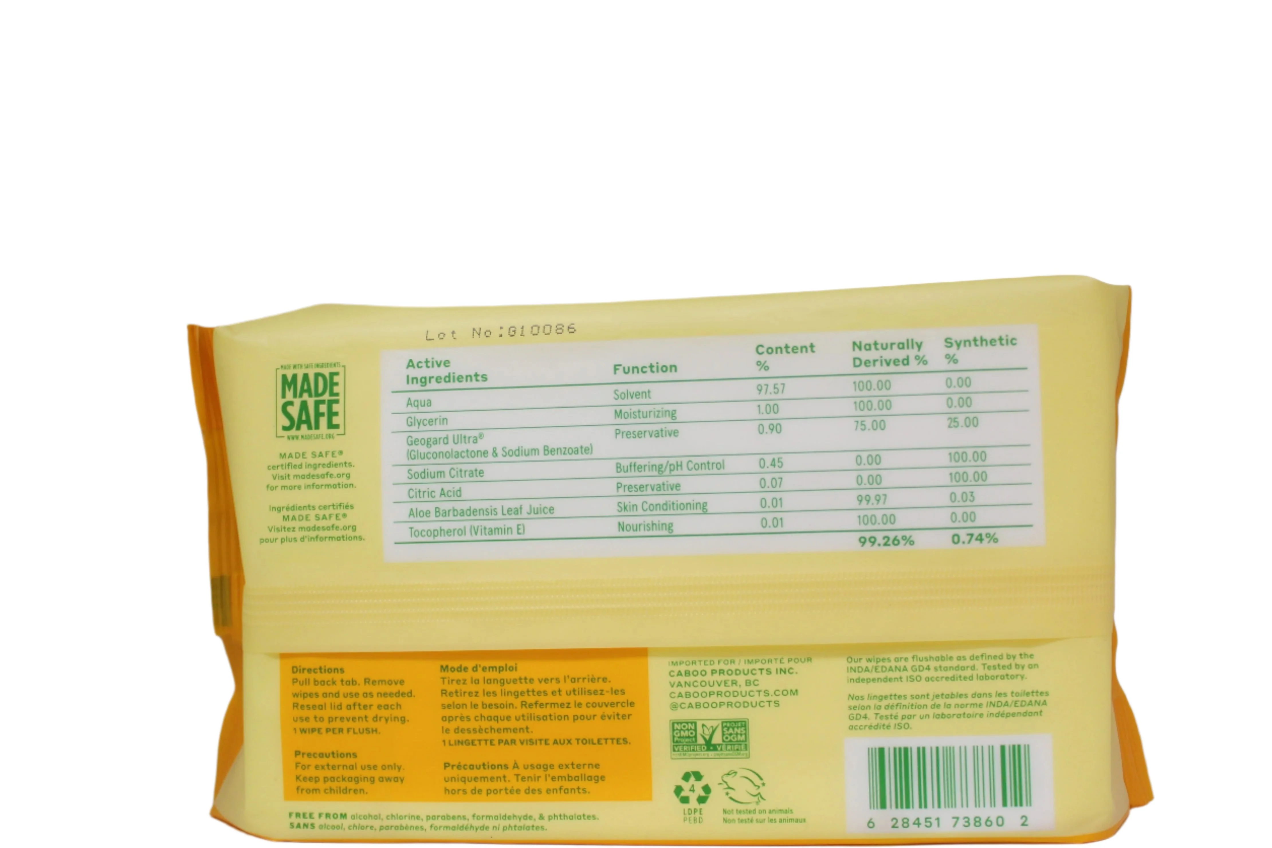 Flushable Bamboo Wipes - Image 2