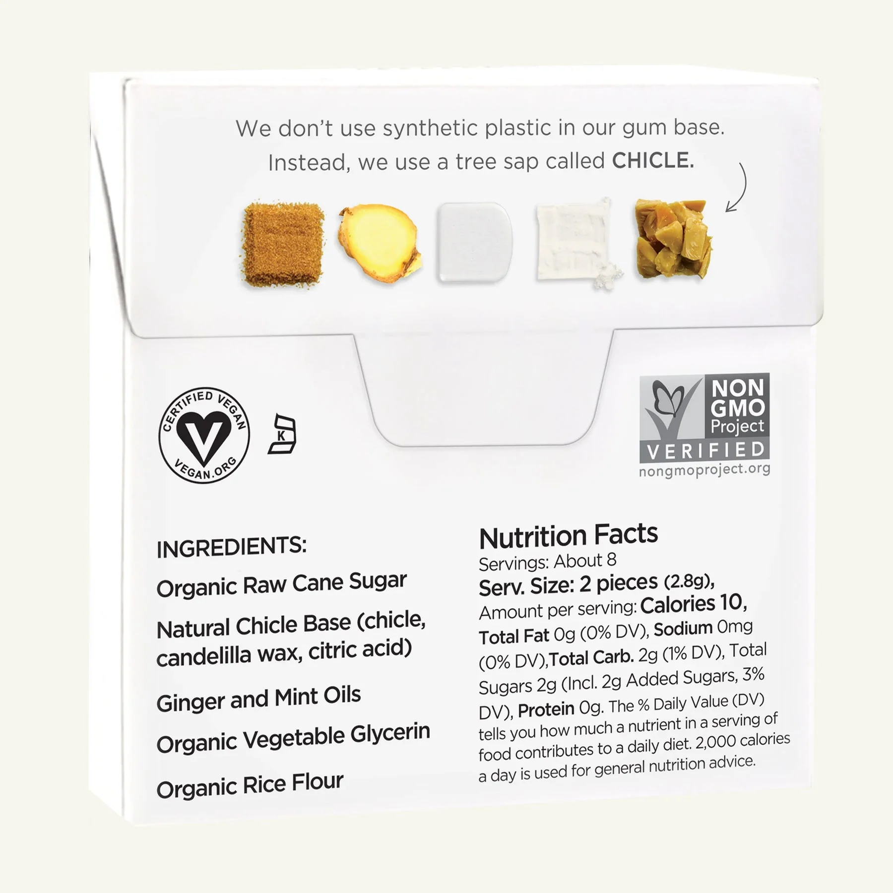 Ginger Natural Chewing Gum - Image 2