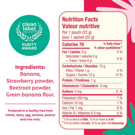 Gluten-Free Banana Strawberry Fruit Bites wtih Beet - Image 2