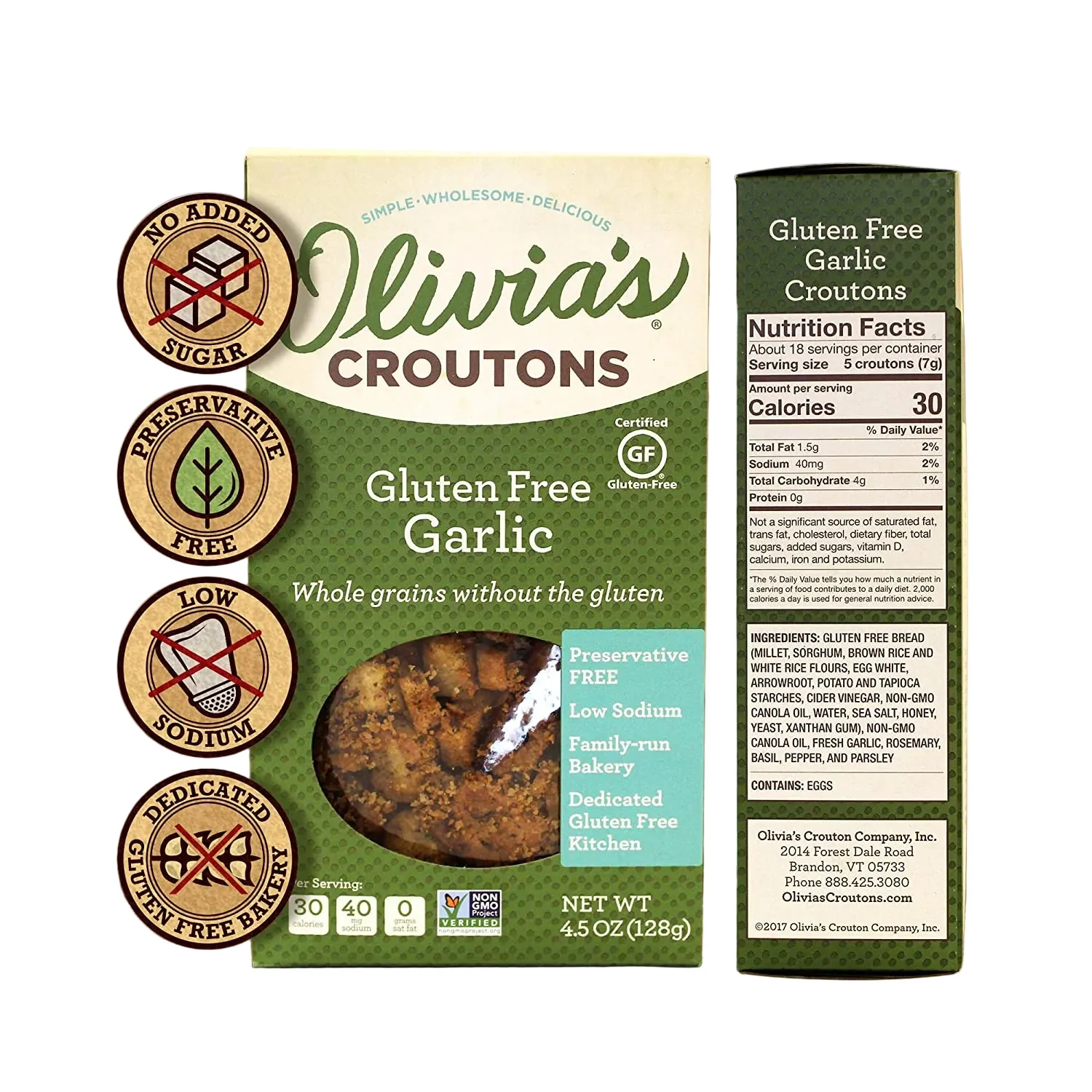 Gluten Free Garlic Croutons - Image 2