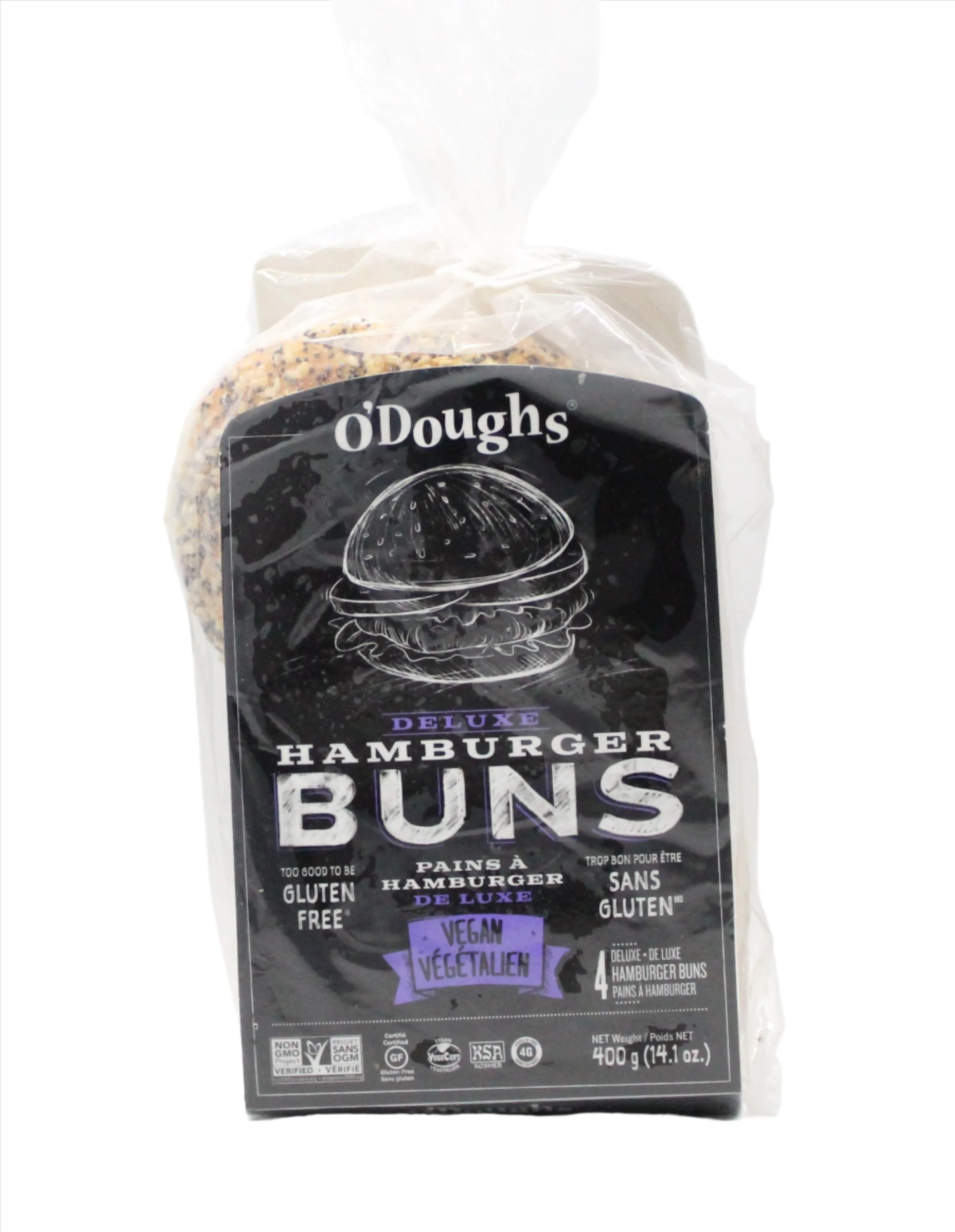 Gluten Free Hamburger Buns 4Pk