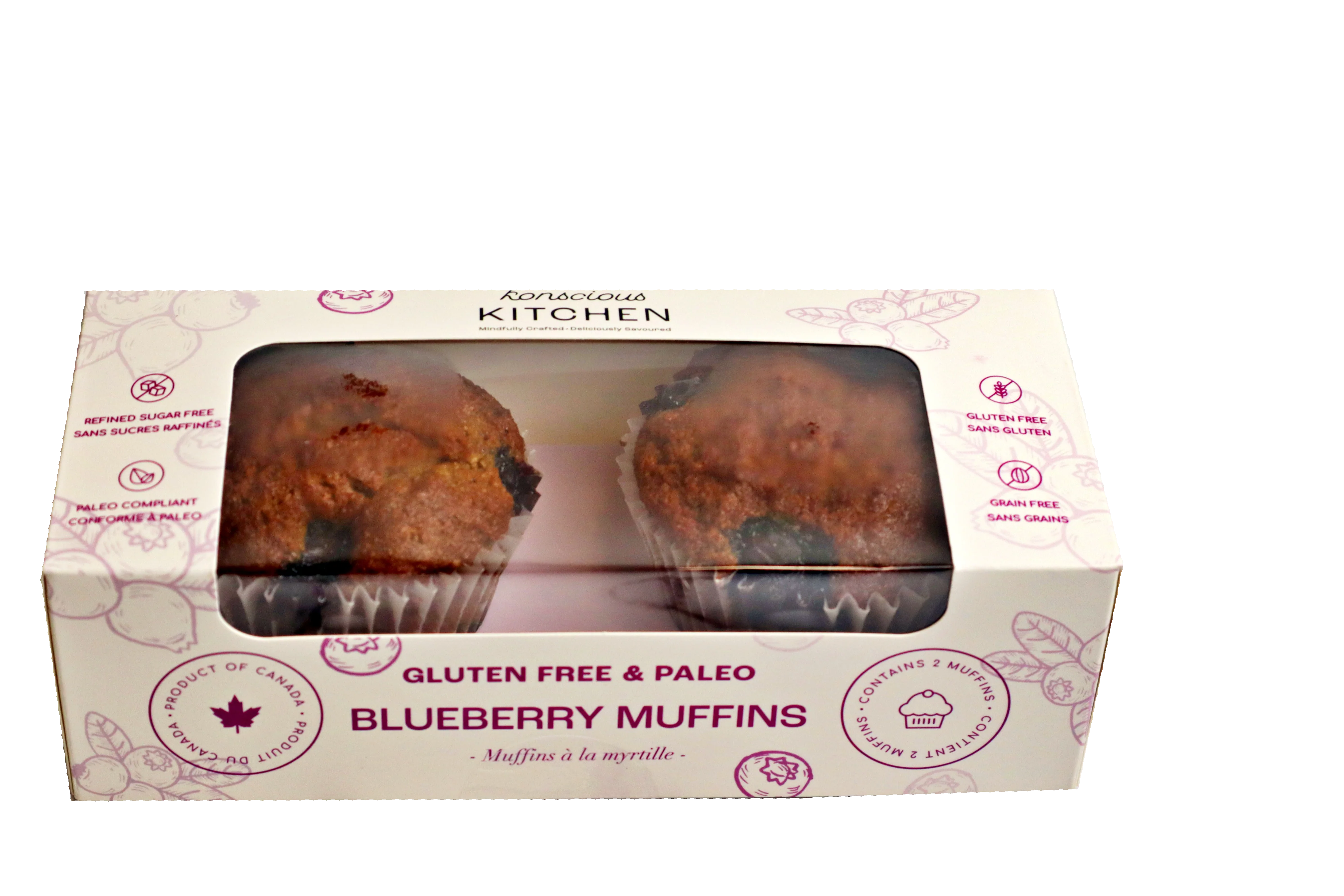 Gluten-Free Paleo Blueberry Muffins