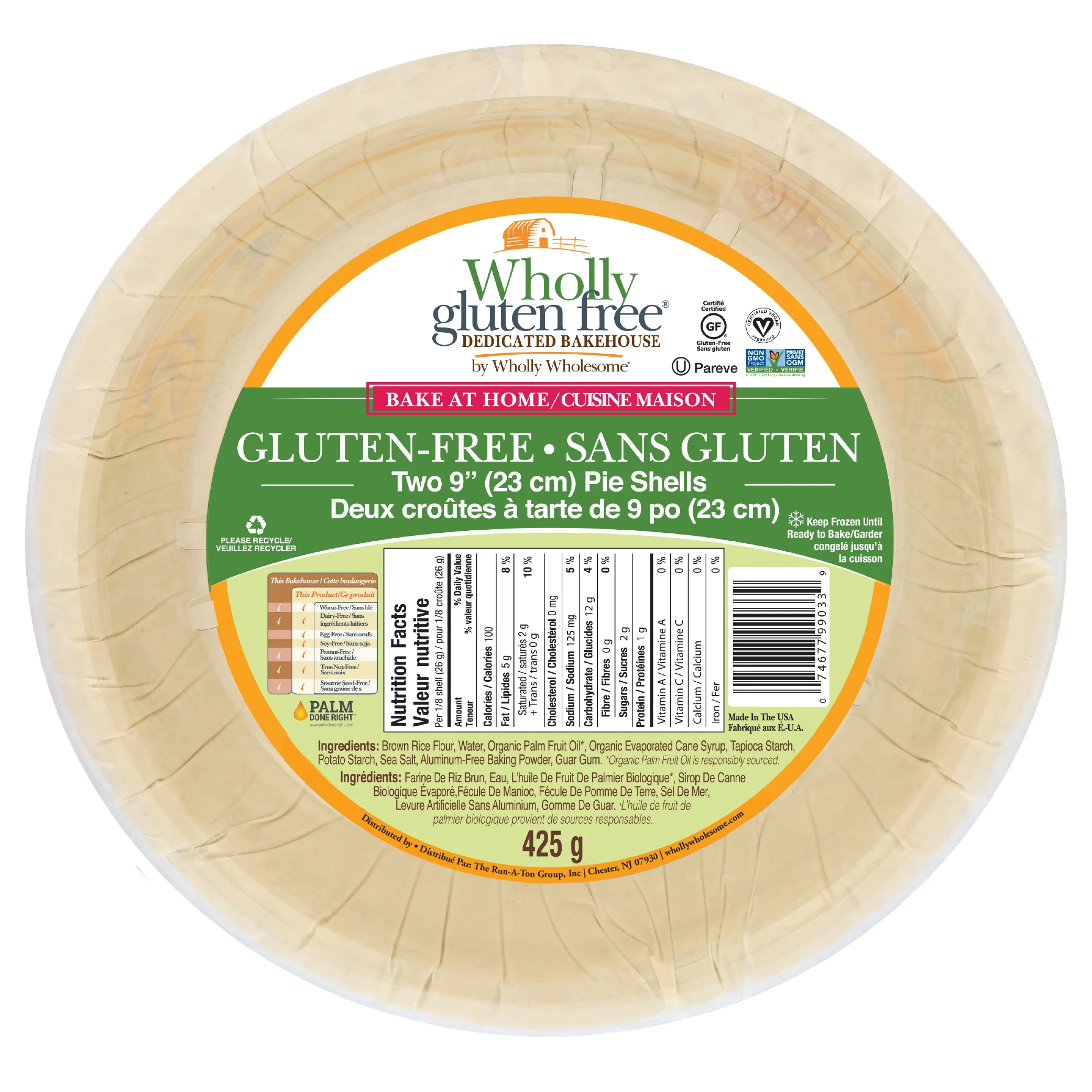 Gluten Free Pie Shell