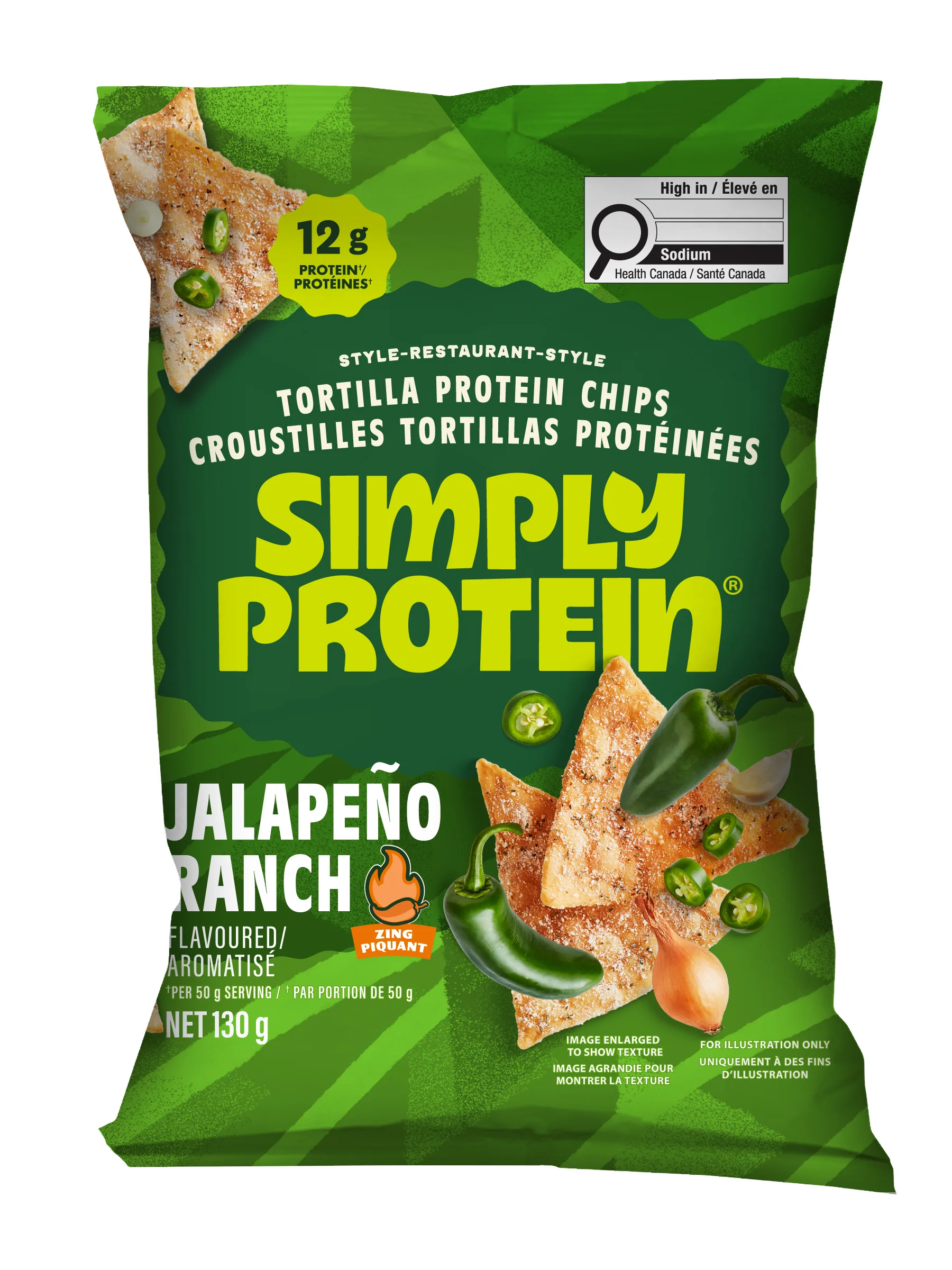 Gluten-Free Plant-Based Jalapeno Ranch Tortilla Protein Chips