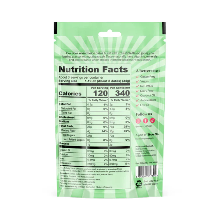 Gluten-Free Sour Watermelon True Dates - Image 2