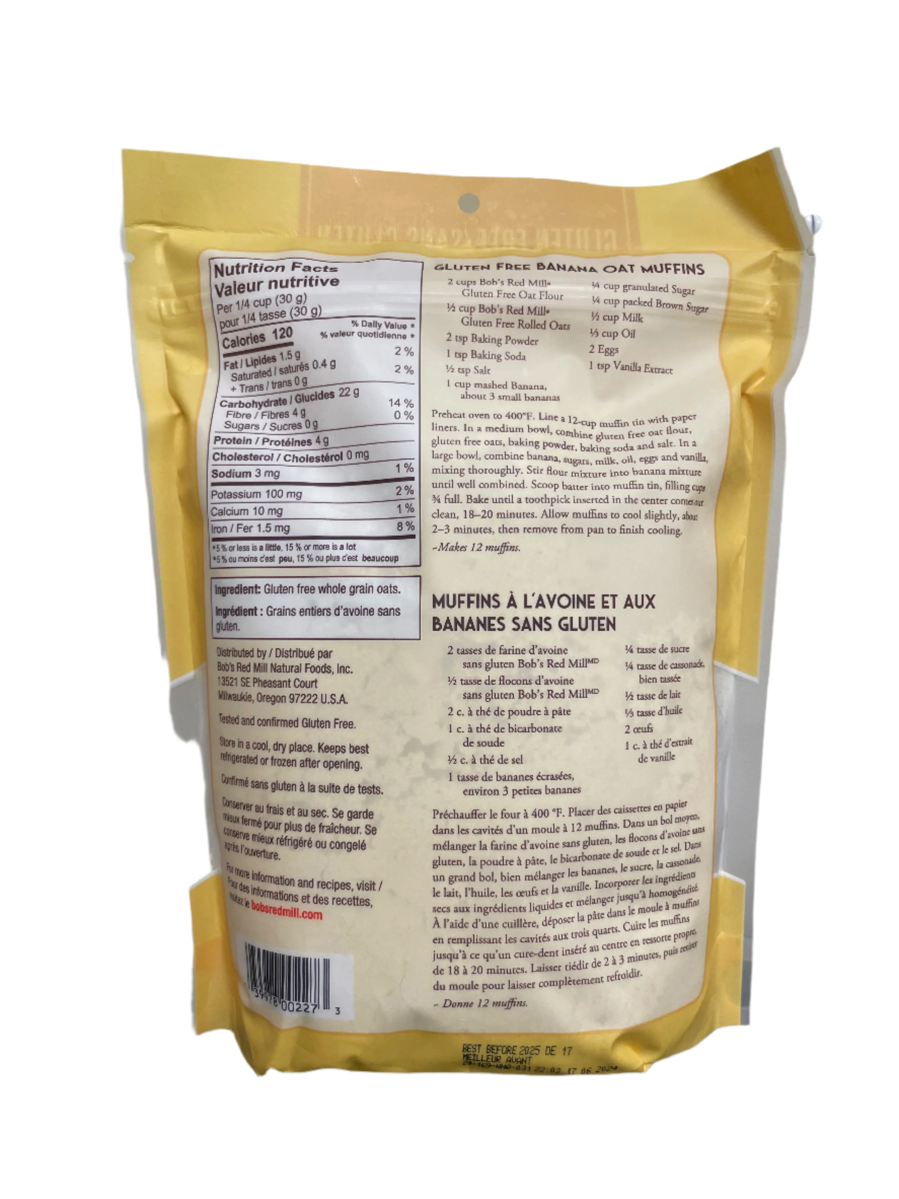 Gluten Free Whole Grain Oat Flour - Image 2