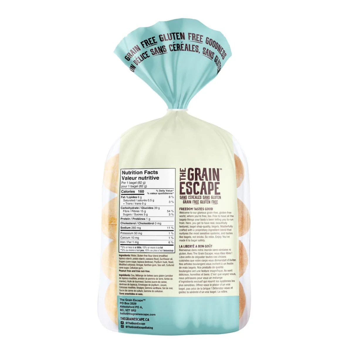 Grain and Gluten-Free Plain Bagels - Image 2