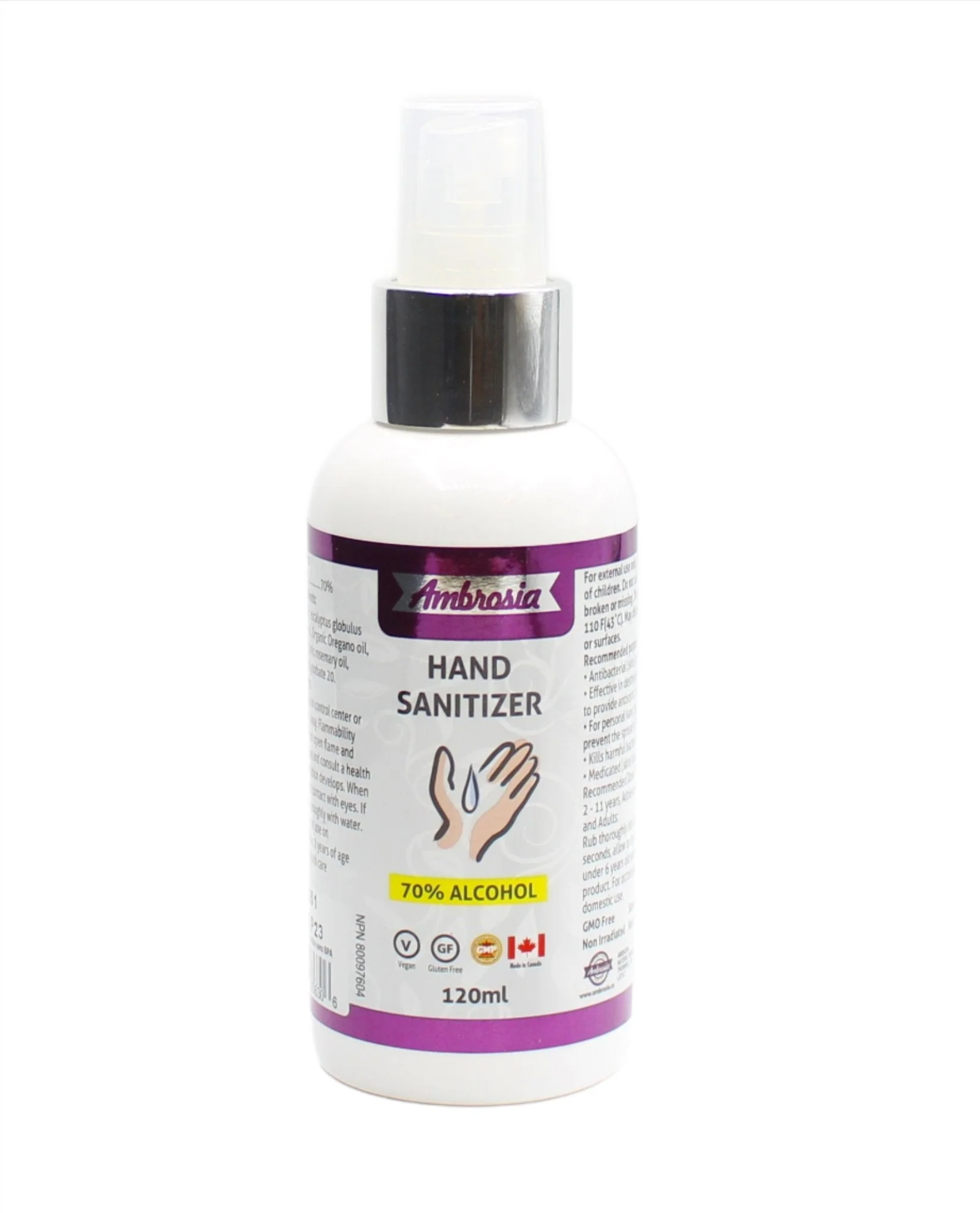 Hand Sanitizer 70% Alcohol